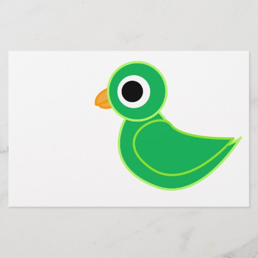 Vogelillustratie Briefpapier (Voorkant)
