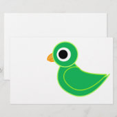 Vogelillustratie Briefpapier (Voorkant / Achterkant)