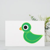 Vogelillustratie Briefpapier (Staand voorkant)