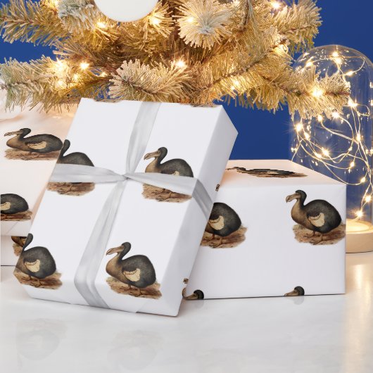  vogelillustratie Dodo Cadeaupapier (Feestdagen)