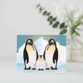 Vogelillustratie - Het Briefkaart van de familie P (Staand voorkant)