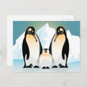 Vogelillustratie - Het Briefkaart van de familie P (Voorkant / Achterkant)