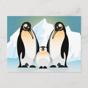 Vogelillustratie - Het Briefkaart van de familie P