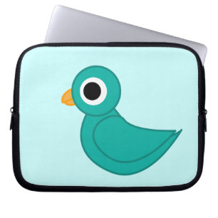 Vogelillustratie Laptop Sleeve