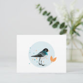 Vogelillustratie - Najaarskleuren Briefkaart (Staand voorkant)