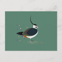 Vogelillustratie - Najaarskleuren Briefkaart