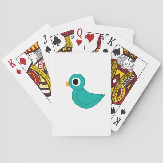 Vogelillustratie Pokerkaarten (Achterkant)