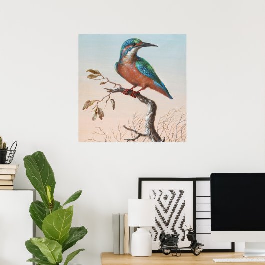  vogelillustratie poster (Thuiskantoor)