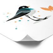 Vogelillustratie Poster (Hoek)