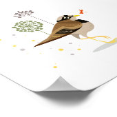 Vogelillustratie Poster (Hoek)