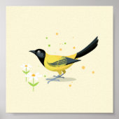 Vogelillustratie Poster (Voorkant)