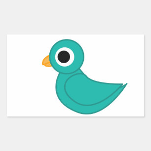 Vogelillustratie Rechthoekige Sticker