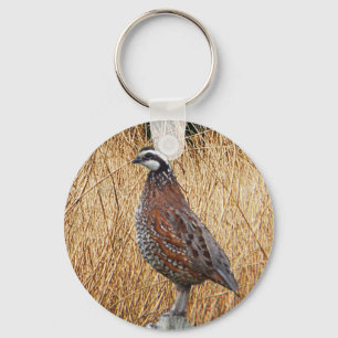 Vogeljacht, Bobwhite Quail Hunting Sleutelhanger