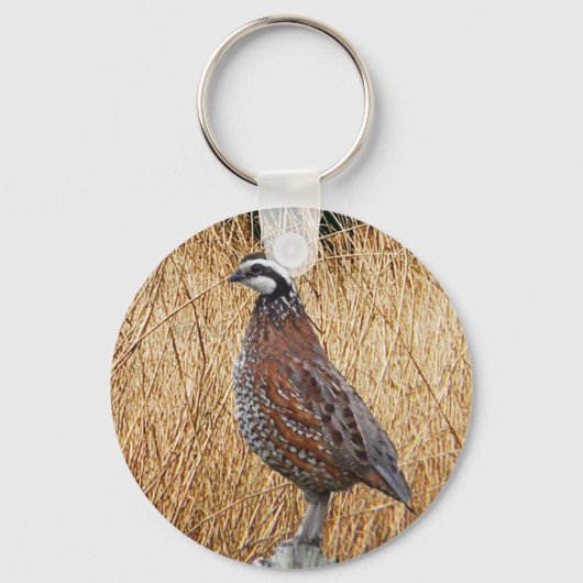 Vogeljacht, Bobwhite Quail Hunting Sleutelhanger (Voorkant)