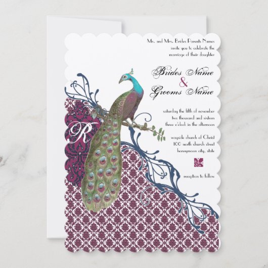  vogeljacht Diepe frambozenjacht rond het huwelijk Kaart (Voorkant)