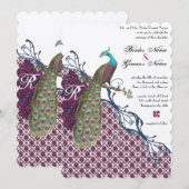  vogeljacht Diepe frambozenjacht rond het huwelijk Kaart (Voorkant / Achterkant)