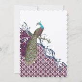  vogeljacht Diepe frambozenjacht rond het huwelijk Kaart (Achterkant)