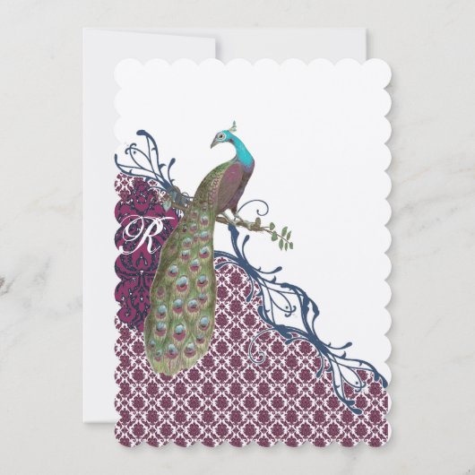  vogeljacht Diepe frambozenjacht rond het huwelijk Kaart (Achterkant)