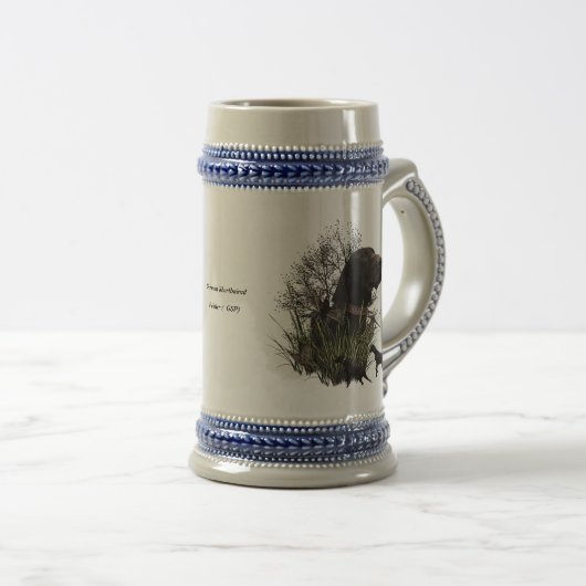 Vogeljacht, Duitse Shorthaired Pointer Bierpul (Voorkant rechts)