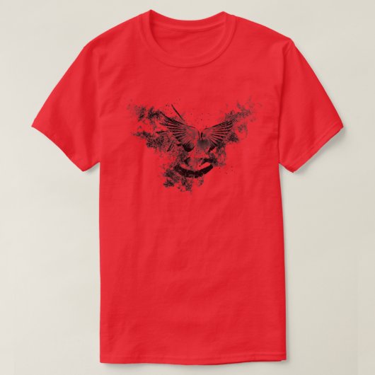 vogeljacht met houtduif 1 t-shirt (Design voorkant)