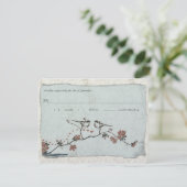  vogeljacht - RSVP Kaartje (Staand voorkant)