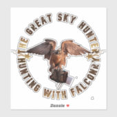 vogeljacht Sticker (Vel)