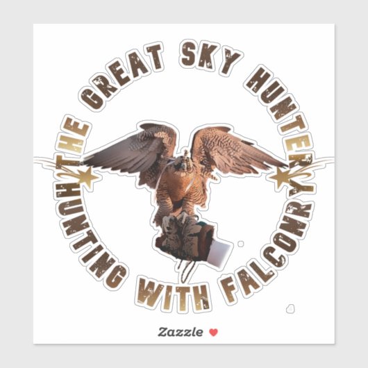 vogeljacht Sticker (Vel)