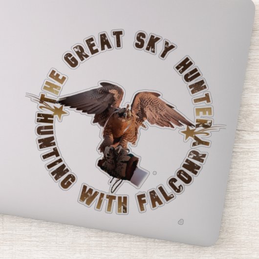 vogeljacht Sticker (Detail)