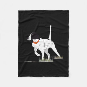 Vogeljacht voor jager Mannen Engels Pointer Dog Gr Fleece Deken