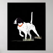 Vogeljacht voor jager Mannen Engels Pointer Dog Gr Poster (Voorkant)