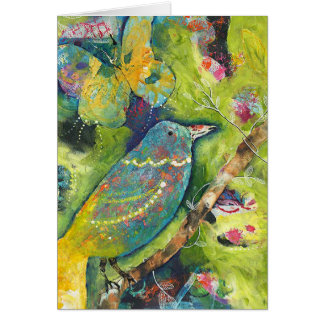 Vogelkaart en vlindervliegkaart