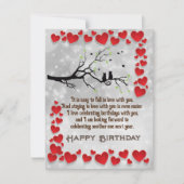 vogelkaart kaart (Voorkant)