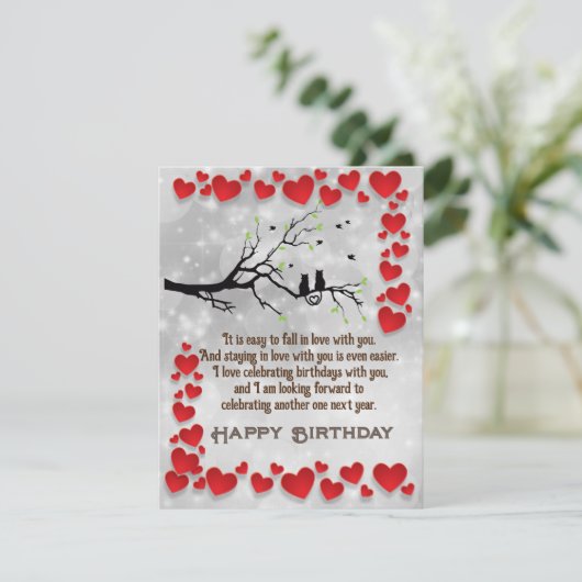 vogelkaart kaart (Staand voorkant)