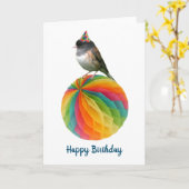 Vogelkaart Kaart (Gele Bloem)