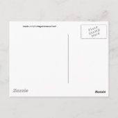 vogelkaart met vogel en Roos Briefkaart (Achterkant)