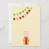 Vogelkaarten van de volgende dag kaart (Achterkant)