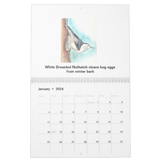 Vogelkalender 2018 kalender (Jan 2026)