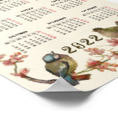 Vogelkalender 2022  poster (Hoek)