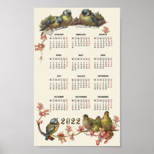 Vogelkalender 2022  poster