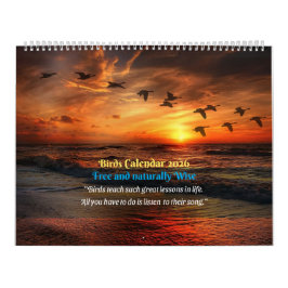 Vogelkalender 2026 - Met bijbelverzen Kalender
