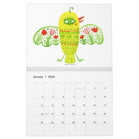 vogelkalender kalender (Jan 2026)