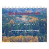 vogelkalender kalender (Hoes)