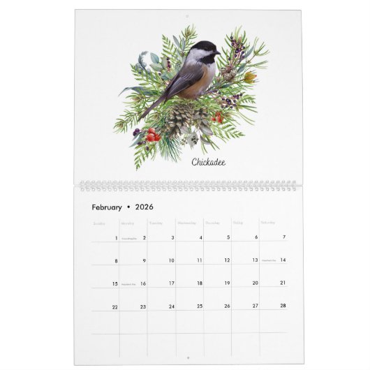 vogelkalender kalender (Feb 2026)
