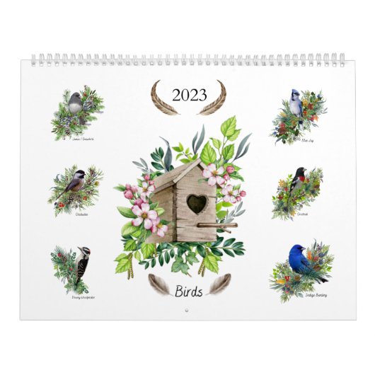 vogelkalender kalender (Hoes)