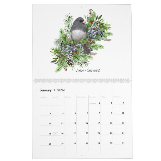 vogelkalender kalender (Jan 2026)