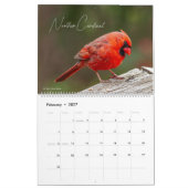 Vogelkalender Kies je startmaand / jaar Kalender (Feb 2027)