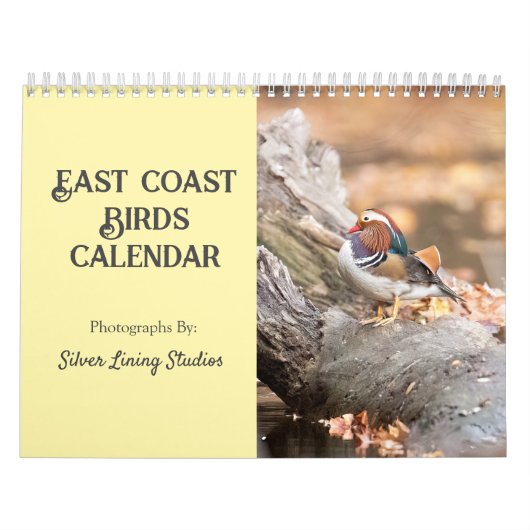 Vogelkalender voor de oostkust kalender (Hoes)