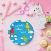 Vogelkalk 1 september papieren bordje (Feest)