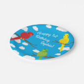 Vogelkalk 1 september papieren bordje (Gekanteld)