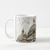 Vogelkerk en -kudde, foto koffiemok (Links)